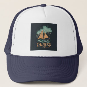 Segelboot Trucker Hat Truckerkappe