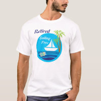 Segelboot-und Schildkröte-T - Shirt