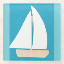 Segelboot-Untersetzer