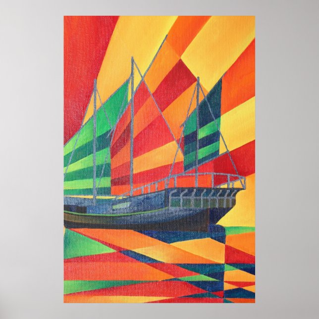 Segelboot weg Junk Pleasure Poster (Vorne)