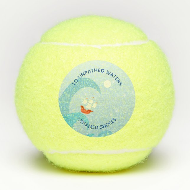 Segelbootangebot Tennisbälle (Vorderseite)