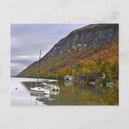 Segelboote an der Erholung am Willoughby-See, Verm Postkarte