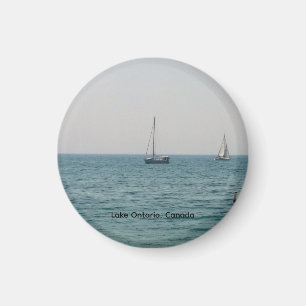Segelboote auf dem Ontariosee Magnet