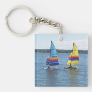 Segelboote auf dem Silbersee Schlüsselanhänger