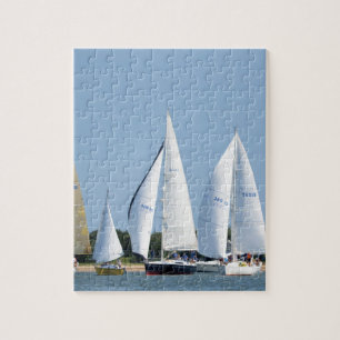 Segelboote auf Juli 4. Puzzle