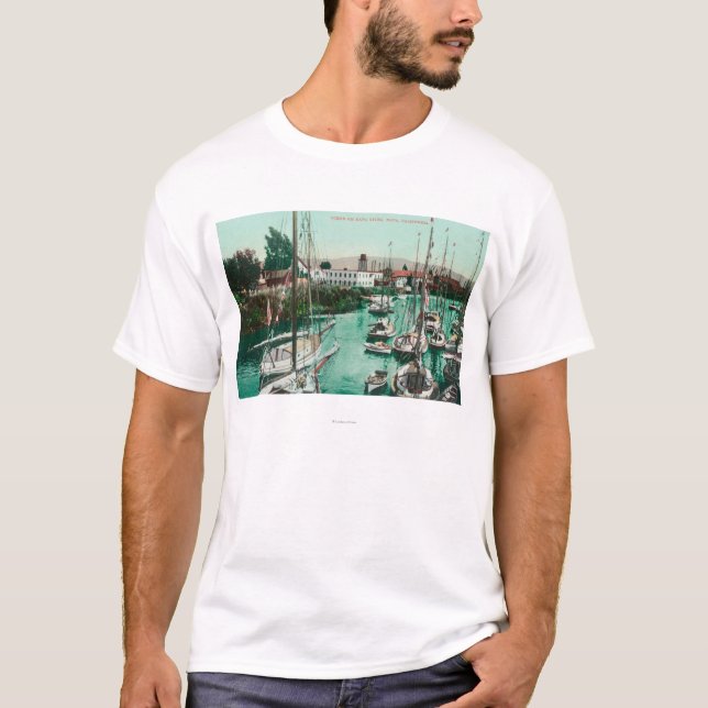 Segelboote auf Napa Fluss SceneNapa, CA T-Shirt (Vorderseite)