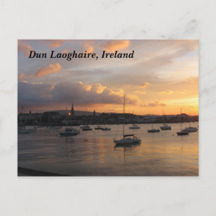 Segelboote bei Sunset Postkarte