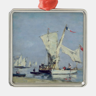 Segelboote, c.1869 ornament aus metall
