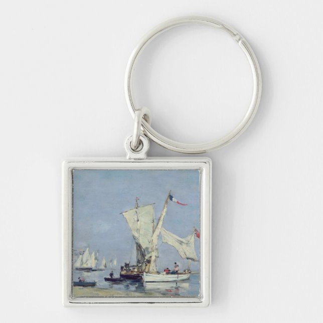 Segelboote, c.1869 schlüsselanhänger (Vorne)