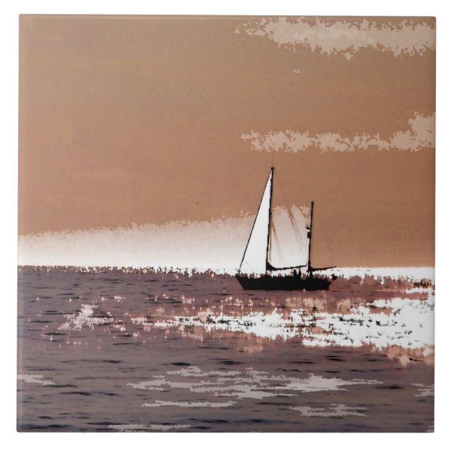 SEGELBOOTE FLIESE (Vorderseite)