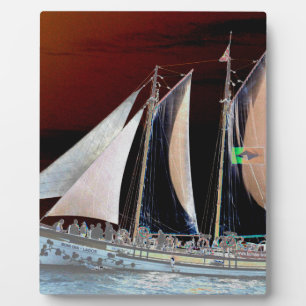Segelboote Fotoplatte