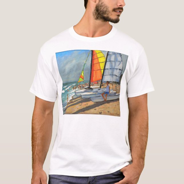 Segelboote Garrucha Spanien T-Shirt (Vorderseite)