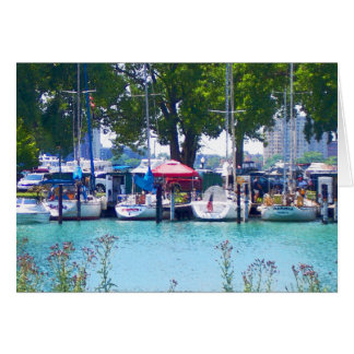 Segelboote im Hafen