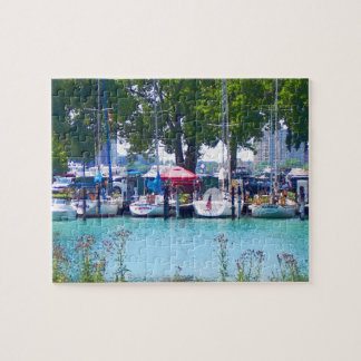 Segelboote im Hafen Puzzle