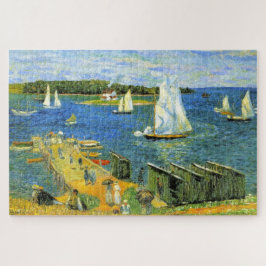 Segelboote im Sommer in der Mahone Bay in Kanada Puzzle