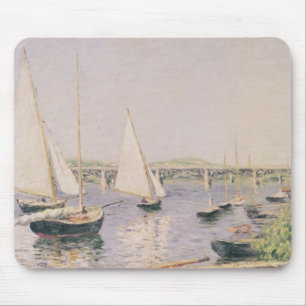 Segelboote in Argenteuil, c.1888 Mousepad