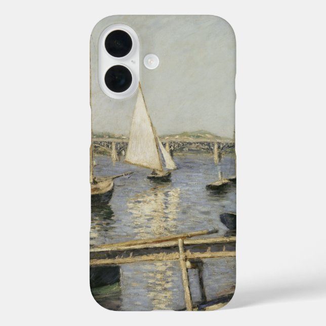 Segelboote in Argenteuil von Gustave Caillebotte Case-Mate iPhone Hülle (Rückseite)