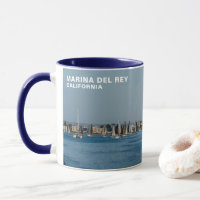 Segelboote in der Marina - Marina del Rey, CA