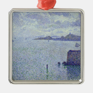 Segelboote in einer Mündung, c.1892-93 Ornament Aus Metall