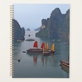 Segelboote in Ha Long Bay - Vietnam, Asien Planer