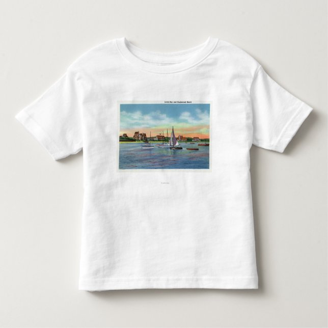 Segelboote in Lewis-Bucht, Kleinkind T-shirt (Vorderseite)