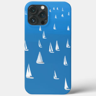 Segelboote in tiefblauem Meer - Regatta Sailboote Case-Mate iPhone Hülle