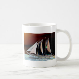 Segelboote Kaffeetasse