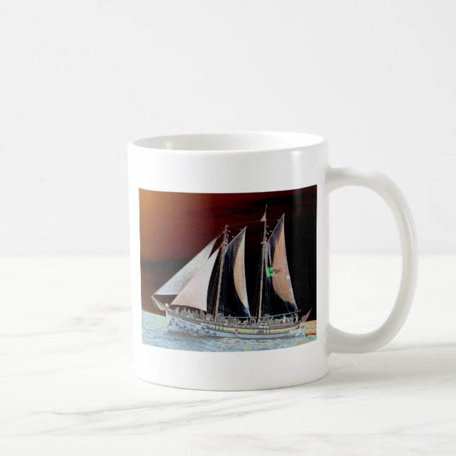 Segelboote Kaffeetasse (Rechts)