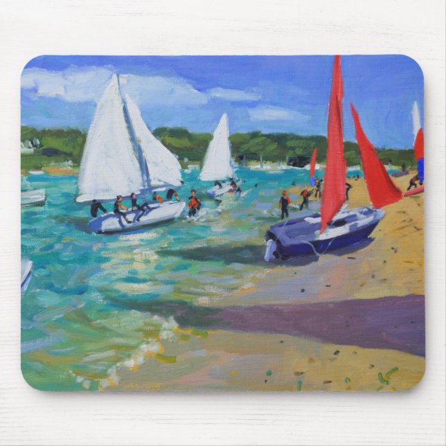 Segelboote Mousepad (Vorne)