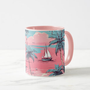 Segelboote & Palmen Tasse