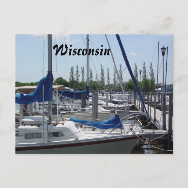 Segelboote Postkarte (Vorderseite)