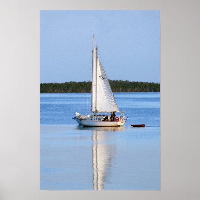 Segelboote Seite an Seite Poster (Vorne)