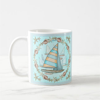 Segelboote-Tasse Kaffeetasse