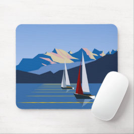 Segelboote und Foto Mousepad