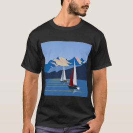 Segelboote und Foto T-Shirt