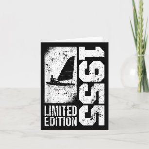 Segelboote Vintag 1955 Geburtstag Ding Karte