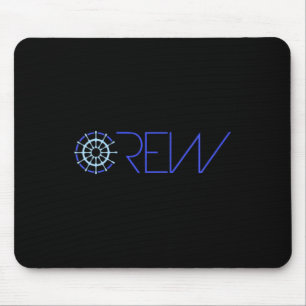 Segelcrew Segelteam Schiff Lenkrad Text Mousepad