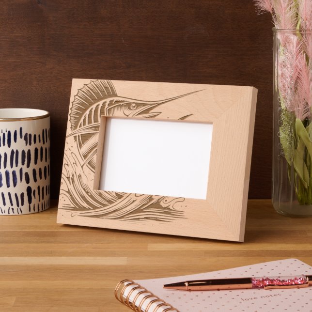 Segelfisch Geätzte Rahmen (Links)