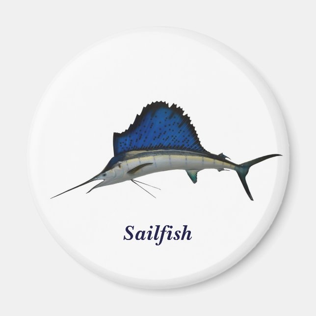 Segelfisch Magnet (Vorne)