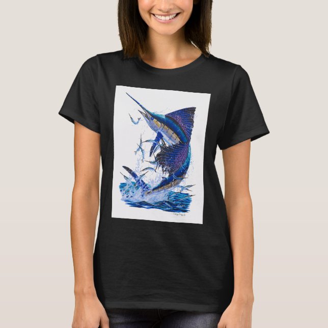 Segelfisch und Ballyhoo T-Shirt (Vorderseite)