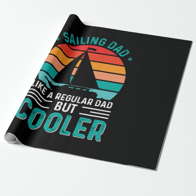 Segelfischer Vater Geschenkpapier (Ungerollt)