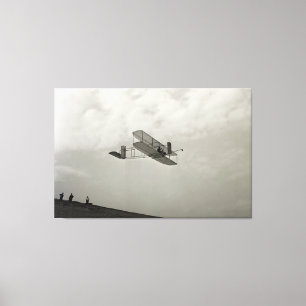 Segelflugtest Flug Luftfahrt Wright Brothers Leinwanddruck