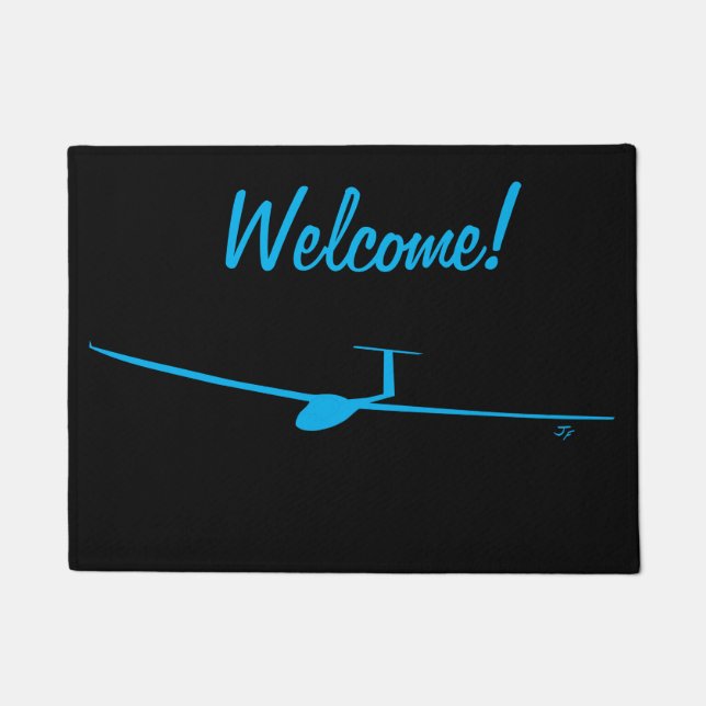 Segelflugzeug Fußmatte (Vorderseite)