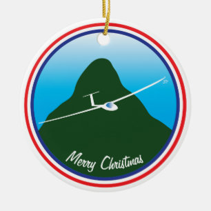 Segelflugzeug Keramikornament