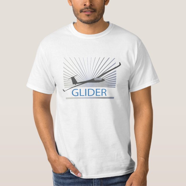 Segelflugzeug Sailplane Flugzeuge T-Shirt (Vorderseite)