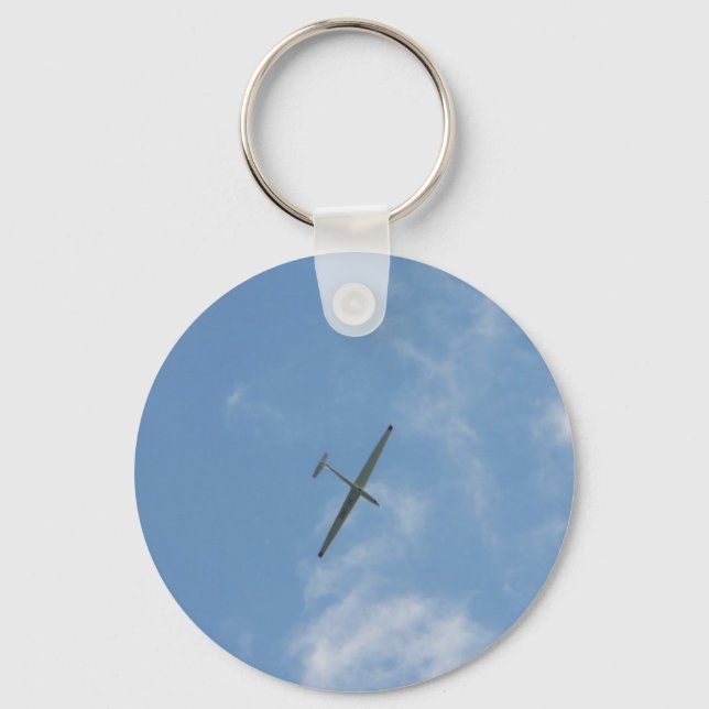 Segelflugzeug Schlüsselanhänger (Vorderseite)