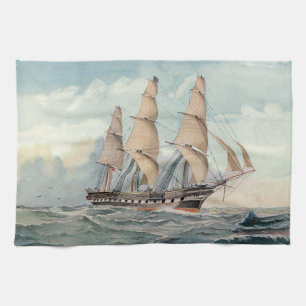 Segelfrigate Duncan Dunbar Handtuch