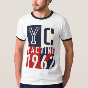 Segelgrafik aus dem Mittelalter - Yachting 1962 T-Shirt