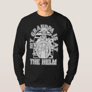 Segelgroßvater Boot Segelboot Kapitän Segeln T-Shirt