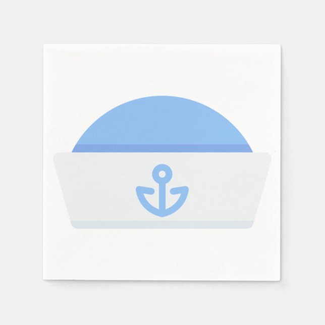 Segelhut Serviette (Vorderseite)